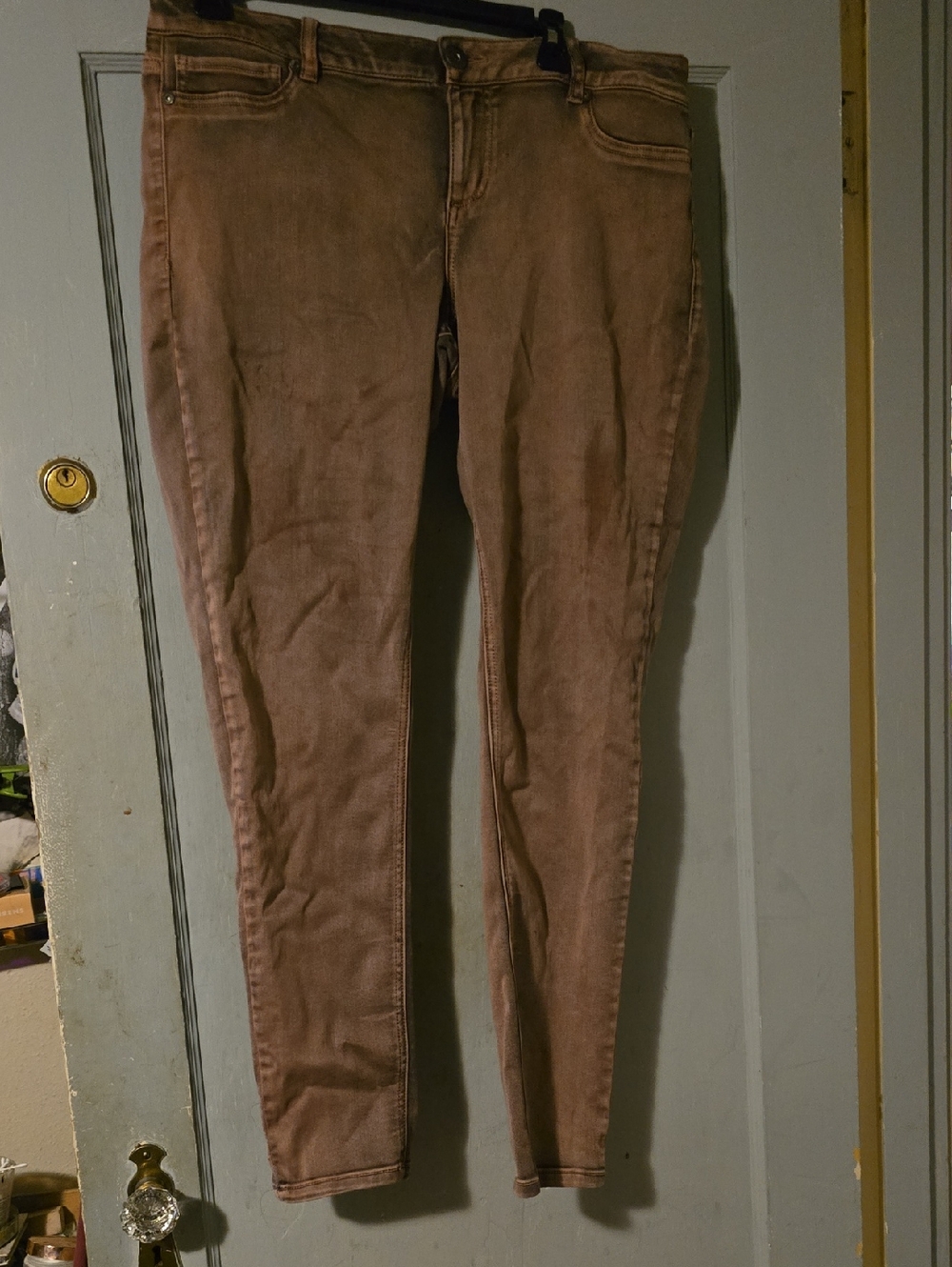 Maurices Brown Skinny Jeggings
